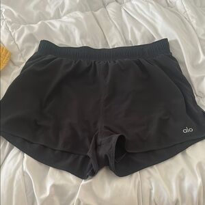ALO Yoga Women's Athletic Black Shorts